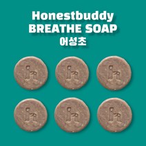 어니스트버디 숨쉬는 비누 어성초 모낭 비누, 100g, 1개