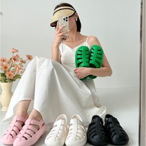 여성 아쿠아 레인 슈즈 장마 젤리 샌들