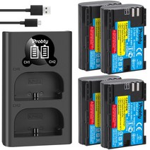 캐논 카메라 배터리 캐논 2650mAh 캐논 5D Mark II III IV 80D 70D 60D 6D EOS 5Ds, 협동사, 4배터리 포함 충전기