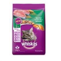 위스카스 포켓 참치 고양이 사료, 1개, 1.2kg