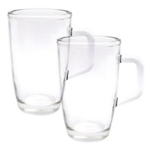 글라스락 손잡이 빅 머그컵 530ml, 투명, 5개입