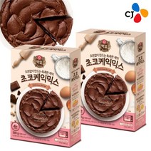 씨제이제일제당 CJ 초코케익믹스300g x5개, 단품/단품, 상세설명 참조
