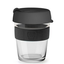 킵컵 브루 리유저블컵 M, 블랙, 340ml