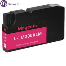 Lexmark 200XL LM200 LM-200 LM 200 잉크 카트리지 슈트 OfficeEdge Pro4000c Pro4000 Pro5500 Pro5500t 용, [10] 1PCS Magenta