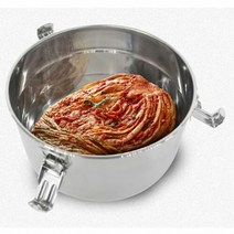 스텐 김치통 원형 밀폐용기 대형 냉장고 김치통 7L, 단품