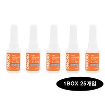 오공 순간접착제C-501 C-501 20g (1box=25개), 단일 수량