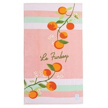 FUNBOY 오버사이즈 비치 타월 옐로우 카바나 디자인 여름 수영장 파티 및 해변에 적합 USA 미국, European Resort