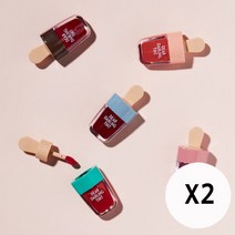 [에뛰드] 디어 달링 워터젤 틴트 (아이스크림) 2개, 옵션1:OR205 살구레드|옵션2:PK004 통팥레드, 단품
