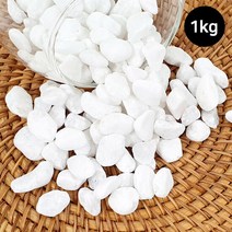 백자갈 1kg 화분 조경 어항 바닥재 장식돌, 사이즈:-1호[2~4mm]