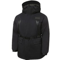 다이나핏 정품 남성REST 벌커성 우수 유러피언 덕 미들다운 블랙 패딩 YMW21520_Z1