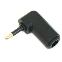 Coms AOF9873 오디오 광 꺾임 젠더 각 암 - 원 숫 커넥터, 1개