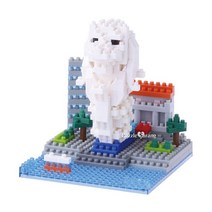 260피스 나노블럭 - 머라이언 상, 단품