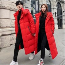 ZIBO-ZO 커플 패딩코트 겨울 남여 남성 여성 커플 연예인 롱패딩 커플룩 패딩코트