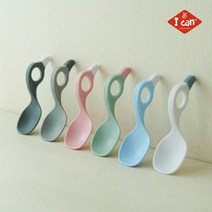 아이캔스푼 스스로 유아 스푼 2PCS, 블루&화이트