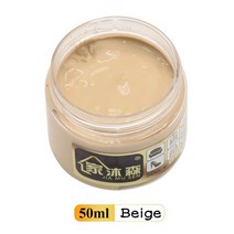 가죽쇼파수리 가죽리폼 소파수리 베이지 가죽 크림 50ml 복원 구멍 스크래치 균열 소파 가방 신발 의류 아, 03 eige