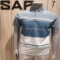 [셔츠앤팬츠] SAP 샙 린넨혼방 빅블럭 반팔티셔츠 MNHA22F03 청주점