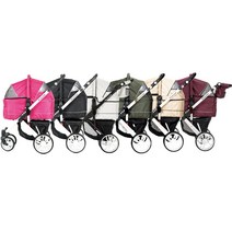 피콜로카네 탄토2 개모차 대형견유모차 블랙 화이트, 모스그린