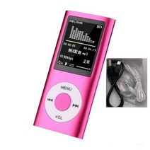 MP3 클래식 음악 플레이어 충전식 HIFI MP4 디지털 LCD 음성 녹음 이어폰과 FM 라디오 레코더 카드 리더, 04 D_01 8GB
