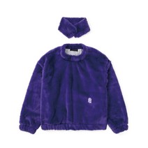 사라 FUR 방풍 풀오버&넥워머 SET PURPLE (WOMEN)