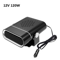 사무용 1000W 12V/24V 자동차 히터 전기 난방 팬 휴대용 건조기 앞 유리 김서림 제거 성에 제거기 가정용, 01 12V black, 01 12V black