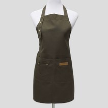 트리공방 모던 캔버스 앞치마 생활방수 주방앞치마, 상세 참조