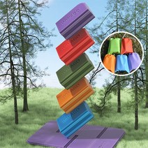 파우치증정 신소재 초경량 접이식방석 등산방석 휴대용 매트, 05.그린