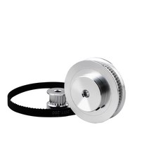 초정밀 GT2 타이밍 벨트 풀리 60 개 톱니 20 개 5mm/8mm 감소 3:1/1:3 폭 6mm 3D 프린터 액세서리용, 04 60T8B-20T5B_01 200mm