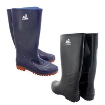 맥스메가다인 프리미엄 고무장화 방수장화 갯벌장화, 여성용블랙, 245