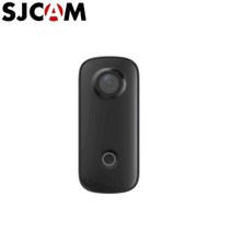 SJCAM C100 / C100Plus 미니 엄지 카메라 1080P30FPS / 2K30FPS H.265 12MP 2.4G WiFi 30M 방수 케이스 액션 스포츠 DV 캠코더, C100Plus 128GB 추가, 검은색