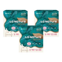 안심인증 라네이처 시그니처 맥시슬림 날개형 생리대 중형 12매X3팩