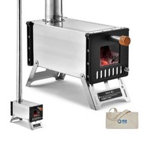 캠핑 텐트 간편설치 굴뚝 스텐 감성 화목난로 A 펠렛 연통 스토브 연료 휴대용 나무 장작, 1개