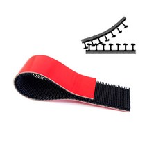 3M 듀얼락 블랙 찍찍이 벨크로 테이프 25mm x10cm, 1개