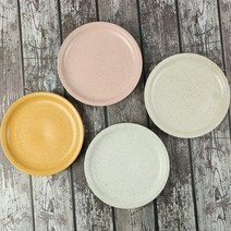 모던 무광 원형접시 디저트 케익 플레이트, 로이스, 1호, 1개