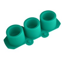 3홀 라운드 콘크리트 화분 석고 금형 DIY 아로마 테라피 양초 장식용, 04 Round-gree