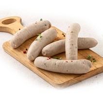 국내산 독일식 정통 수제 햄 소시지 렉커 화이트소시지 버섯불고기맛 부어스트(240g)콜라겐, 1개
