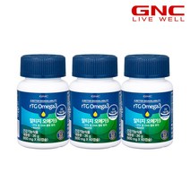 [GNC] 알티지 오메가3 60캡슐 (1개월분) x 3병_51074x3, 단품, 단품