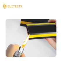 바닥 보양재 보양제 보온재 비닐 보양지바닥 케이블 커버 PVC 압출 방지 코드 보호기 자체 접착 전원 및, 01 White_01 D20_01 1M