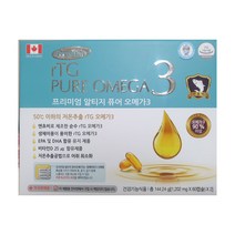 알티지 퓨어 오메가3 120캡슐 4개월분, 2bx
