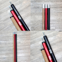 우드 경량 고강도 메인 사이드 28 33 파이 타프 폴대 세트 그늘막 연결 야외, 4. 타프 폴대 (33파이 레드)