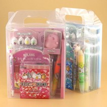 몰랑이 문구세트 몰랑이문구세트 IWS 스페셜문구세트 어린이문구세트 유치원 졸업 입학 단체선물 답례품, 몰랑이와 스퀴시친구들 여아용