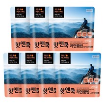 이지밥 핫앤쿡 라면애밥 나가사끼 짬뽕, 100g, 7개