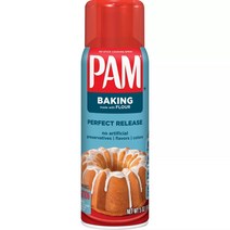 [미국직배송-PRIMO]팸 카놀라오일 베이킹 스프레이 141ml PAM Canola Oil Baking Spray with Flour