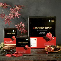 천제명 6년근 삶삼한 흑삼석류 (50ml x 60포) + 쇼핑백, 단품, 단품