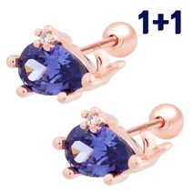라울스톤 [라울스톤] 14K 골드핀 블루 웨일 여자 심플 데일리 오션 베이직 이너컨츠 트라거스 연골 룩 피어싱