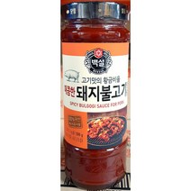 돼지 불고기 양념 백설 500g x4개 고기 액상 소스, 1, 본상품선택