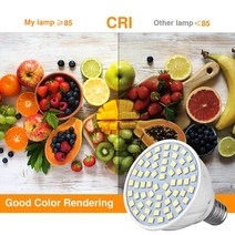 레트로 감성 샹들리에 크리스탈 전용 LED 전구 5W 7W GU10 LED E27 램프 E14 스포트가벼운 전구 48 60 80le, 02 white light, 13 MR16 48leds 5W 2PCS