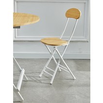 접이식 거실 티 테이블 식탁 의자 간단한 가정용 집 야외 발코니 작은 원형 작은, 블랙 직경 70 높이 74 휴대용 테이블