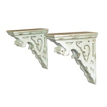 카페벽선반 나무 벽걸이 지지대 선반 식물 용품 상단 농촌 농가 장식에 화분 랙 배치 2 개 원목벽선반 철제벽선반 주방벽 거실 빈티지, 3.03