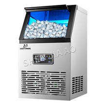 카페제빙기 상업용 SK-60FF 아이스 메이커 소형 가정용 지능형 자동 큐브 제조 기계 일 당 60kg, 02 220V_02 미국