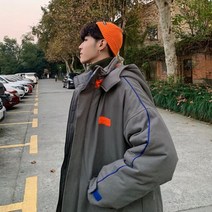 가바바 남성 숏패딩 컬러매치가 편한 후드 패딩점퍼 G25551